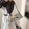 Повседневная сумка через подмышку в иностранном стиле, женская простая сумка-подушка через плечо, высококачественная мягкая кожаная сумка-мессенджер