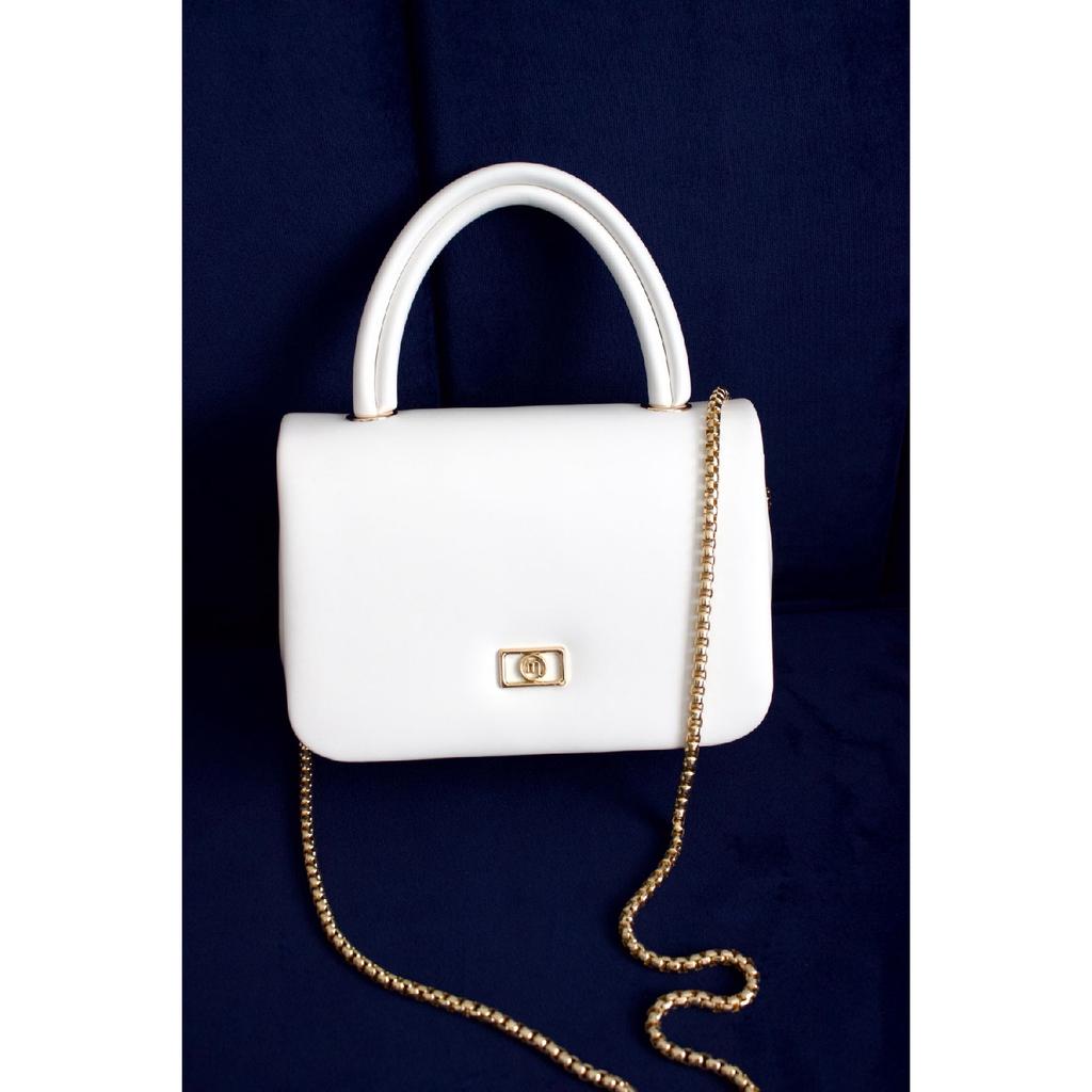 Женская сумка золотого цвета с золотым блестящим ремешком-цепочкой Женская сумка на плечо Сумка для вечернего платья