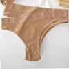 FINETOO Бесшовные женские трусики, стринги для девочек, мягкие женские трусы с высокой талией, модные 6 однотонных трусиков S-XL, сексуальные женские трусики