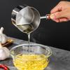 304 Stainless Steel Mini Soup Pot with Wooden Handle Condiment Sauce Pan Small Saucepan for Making Sauces Heating Milk Kitchen