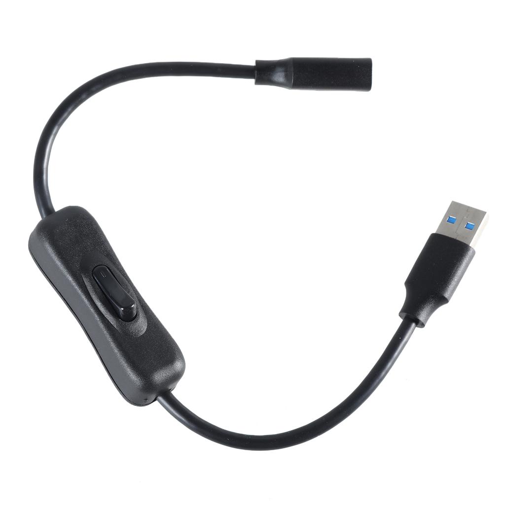 Удлинительный кабель USB 3.0 с выключателем питания, высокоскоростной передачей данных и зарядкой, светодиодный светильник для USB-вентилятора