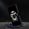 Fangs Skull Head Pattern PU Leather Wallet Flip Photo Frame Book Case for iPhone Samsung Huawei Honor Xiaomi Redmi Oppo Sony Motorola Nokia Google