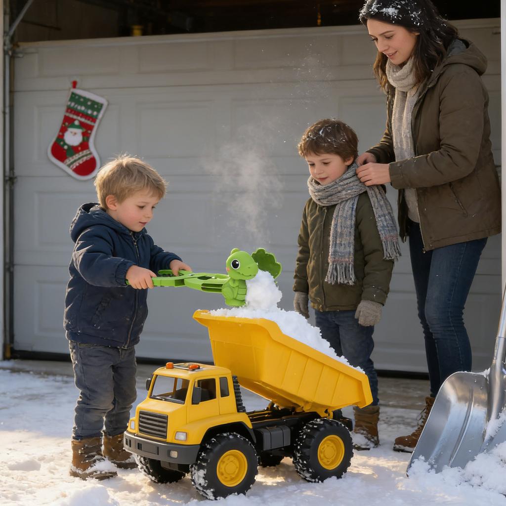 Снежок Клип - Цельное литье Дизайн динозавра Снежколеп Совместим с детьми Динозавр