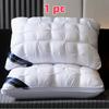 Luxury 5-Star Hotel Quality Pillow, 48*74 Inches - Deep Sleep Neck Support, Non-Collapse High Pillow Core for All Seasons