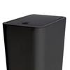 Bathroom Trash Can with Press Top Lid High Durability Large Capacity Solid Color Slim Wastebasket Garbage Can