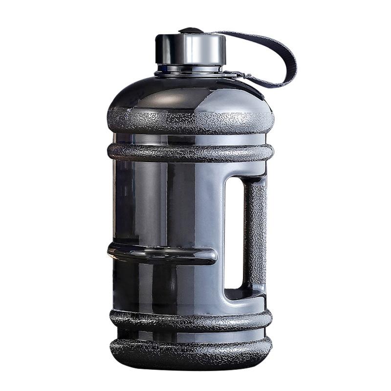 2L портативная ПЭТГ бутылка для воды большой емкости для тренировок, спортивных напитков, шейкер с ручкой для занятий в спортзале на открытом воздухе