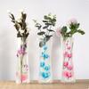 1PC Color Random PVC Folding Durable Flower Vase Foldable Flower Vase For Home Wedding Party Decoration Easy To Store Home Vase