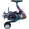 SOUGAYILANG Spinning Fishing Reel 13 + 1BB Colorful Top Quality Windlass High Speed Gear Ratio 5.2: 1 Max Drag 8kg Full Metal  Hollow Out Fishing Reel
