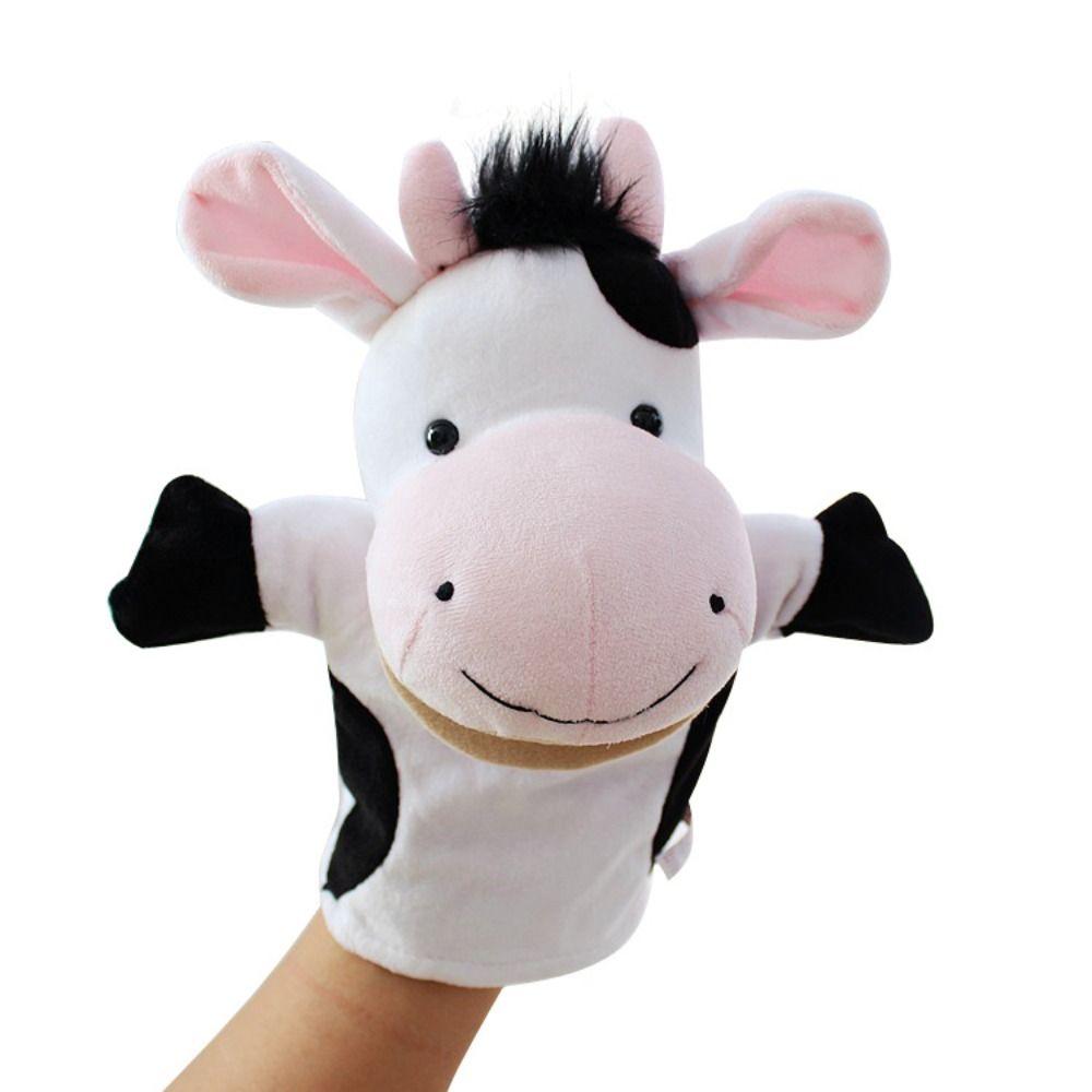 Cartoon Plushed Doll Soft Anime Doll Universal Hand Finger Puppet Narrate