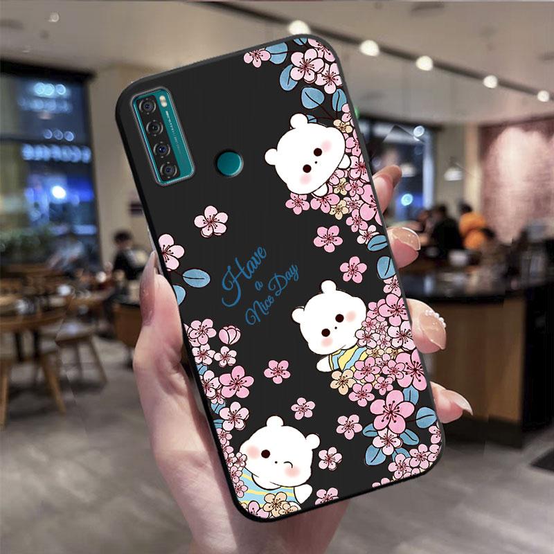 For TCL 20 SE 20 Pro 20B 20R 5G 20AX Case Shockproof Silicone Soft TPU Phone Case For TCL 20L Plus 20S Back Cover Bumper Fundas