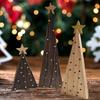 3Pcs Wood Christmas Tree Ornament Xmas Desktop Lightweight Creative Unique Decor