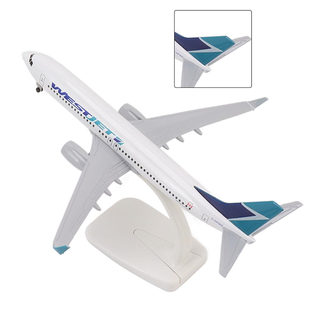 Металлическая модель самолета, точный масштаб, домашний декор, устойчивая основа, литая модель самолета из сплава с поддержкой