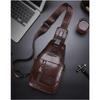 Cowhide 100% Genuine Leather Men's Genuine Leather Shoulder Crossbody Bag Anti-theft