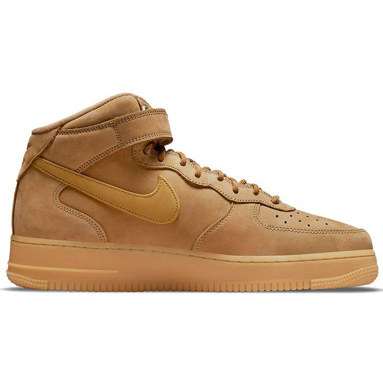 Nike Air Force 1 Mid 07 Flan Unisex кроссовки Brown Gum-Light-Brown Black DJ9158-200