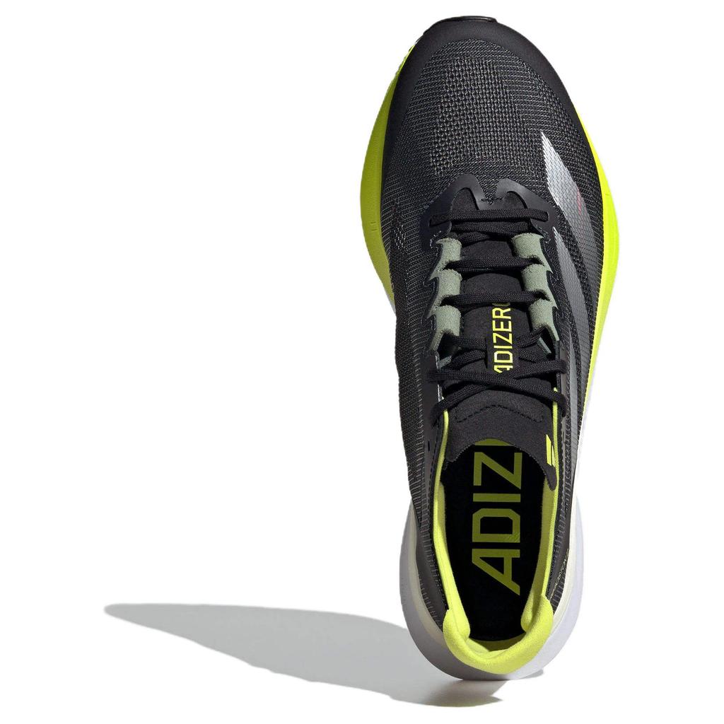 New Adidas Adizero Boston 12 Aurora Ink Silver Metallic Pulse Lime JI4477