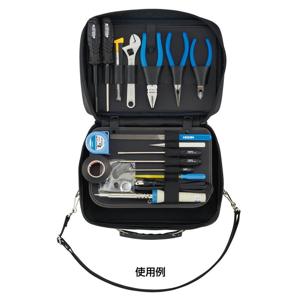 HOZAN Кейс для инструментов Кейс для инструментов Компактный и легкий материал Виниловая кожа S-107