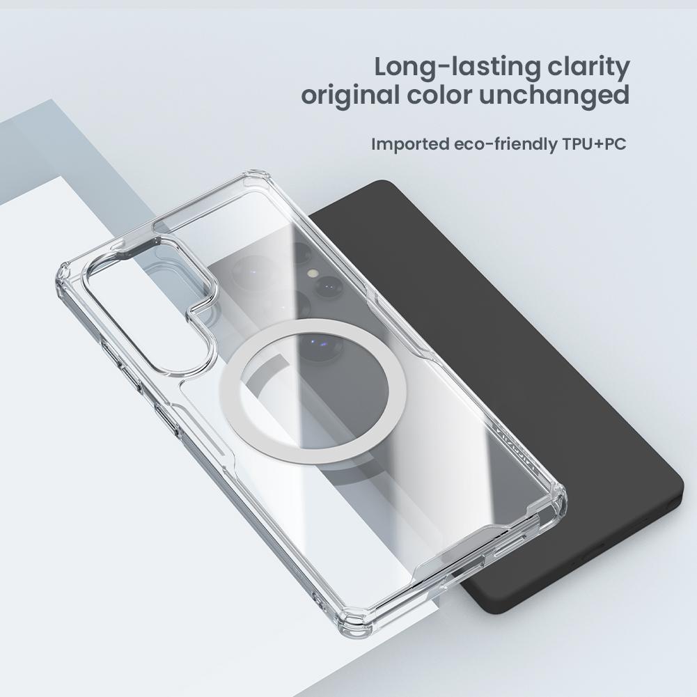 NILLKIN Для Nillkin для Samsung Galaxy S25 Ultra Phone Case Nature TPU Pro Magnetic Back Cover Slim Silicone Case