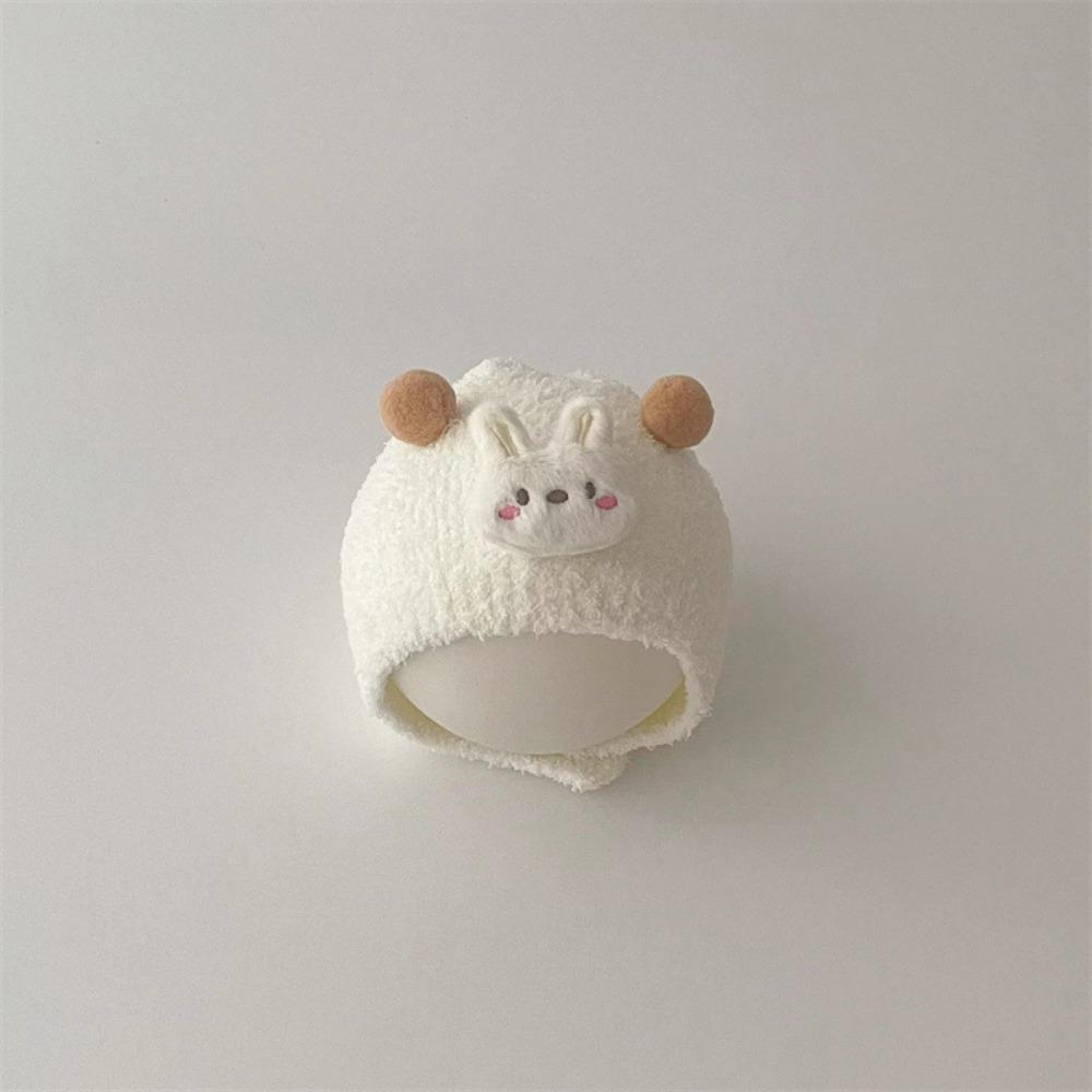 Теплая детская вязаная шапка с мультяшными ушками, теплая шапка, новые зимние детские наушники