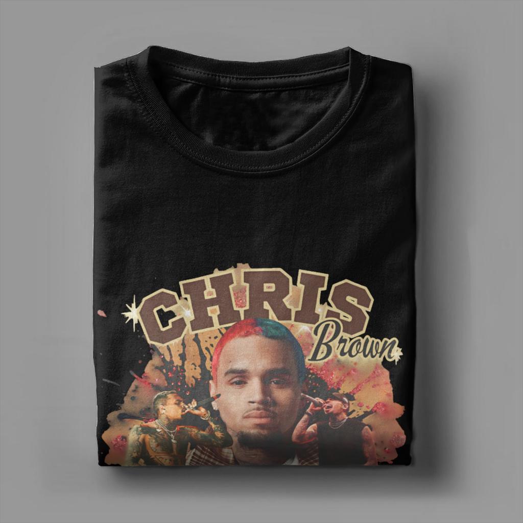 Мужские футболки Rapper Chris Brown Breezy Bowl XX Tour Хлопковые Топы Новинка Футболка с коротким рукавом с круглым вырезом Новое Поступление Футболка