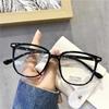 Square Large Frame Myopia Glasses for Women Men Ultra-light Near Sight Eyewear Fashion Prescription Eyeglasses Diopter 0 To 4.0