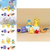 Adorable Pokmon Pikachu Bulbasaur Squirtle Psyduck Pvc Figurine Set 10cm Collectible Toys