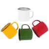 4 Pcs Travel Cup Retro Enamel Mug Water Coffee Set Old Style Office Breakfast Mugs