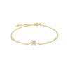 VEWANT 925 Silver Monogram Letter A - Z Initial Charm Chain Bracelet Luxury Wedding CrystalFine Jewelry