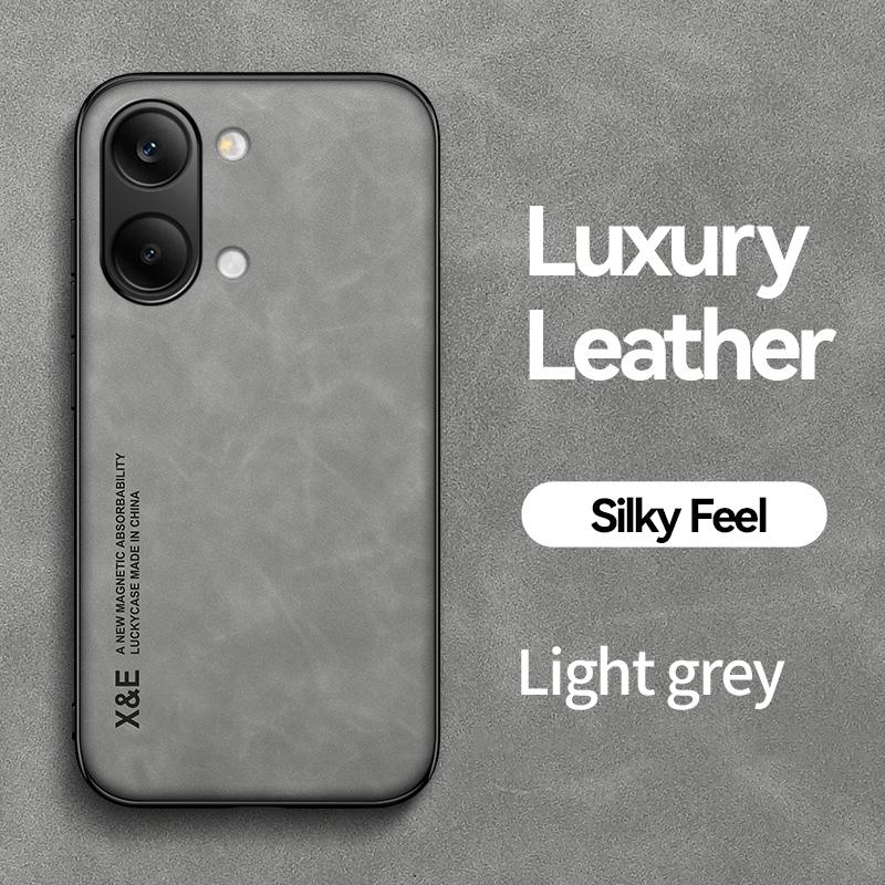 KEYSION Роскошный ретро чехол из ПУ-кожи для телефона Xiaomi POCO X8 Pro/Max - Ударопрочный и шелковистый на ощупь