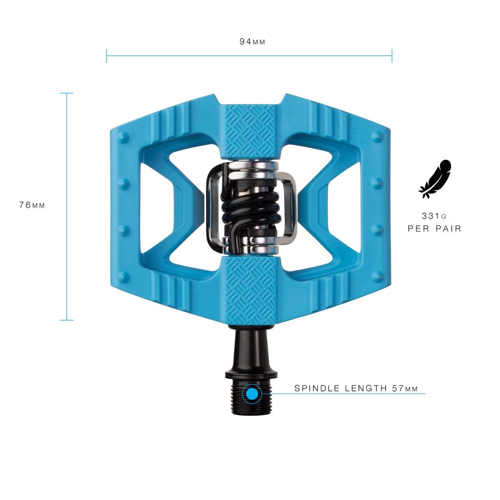 CRANK BROTHERS Педаль Double Shot 1 574676 574676 Синий/черный