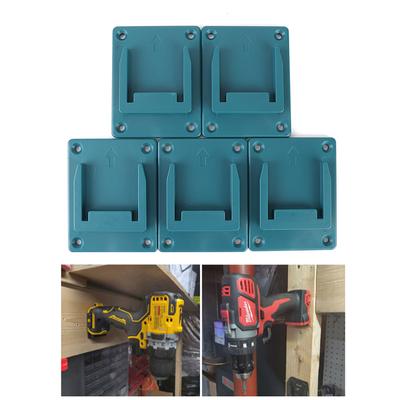 5 шт. Кронштейн для аккумулятора Настенный держатель Слот для хранения Стойка Держатель для электроинструмента для Bosch/Makita