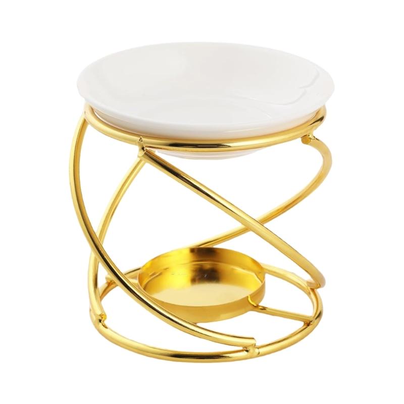 Декоративные керамические аромалампы для эфирных масел, диффузор ароматов для ароматерапии, подставка-подсвечник для чайной свечи для комнаты для медитаций