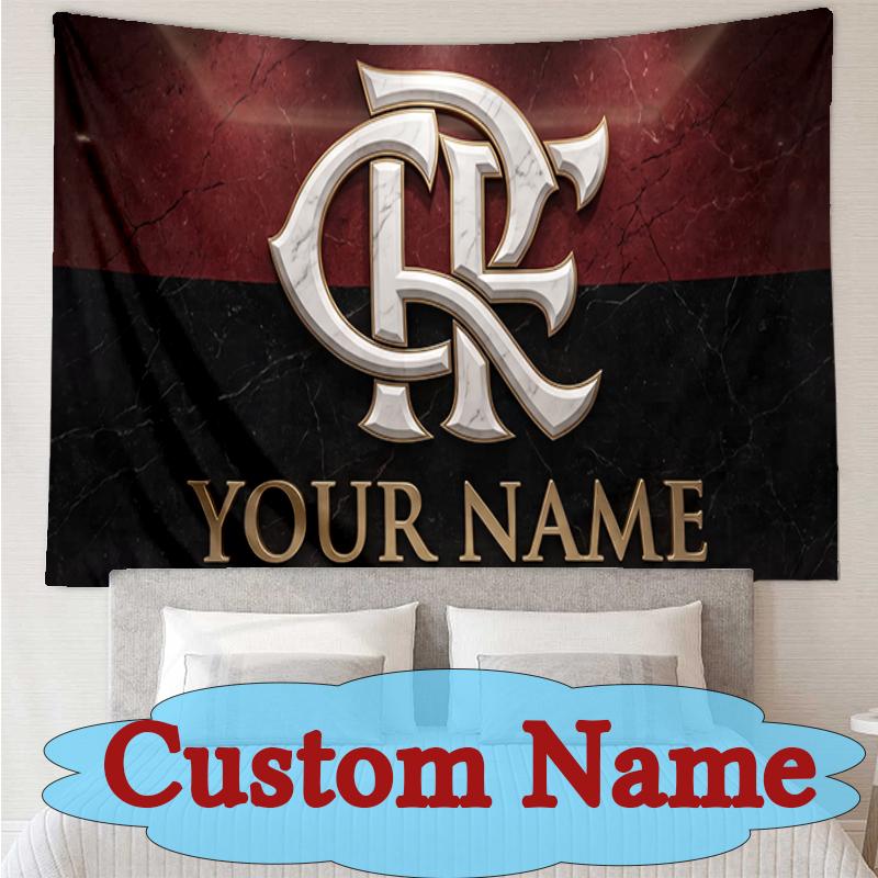 Modern Style Tapestry Office Decoration Flamengo FC Legacy Tapestry Personalized Customized Name Tapestry