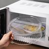 Microwave Splatter Cover for Food 9.4 Inch Microwave Plate Food Cover with Easy Grip Handle Anti-Splatter Lid BPA Free Microwave Cover