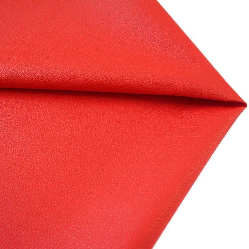 100x140cm Litchi PU Leatherette Faux Synthetic Leather Fabric for Sewing Bow Bag Brooches Sofa Car DIY Handwork Material Sheets