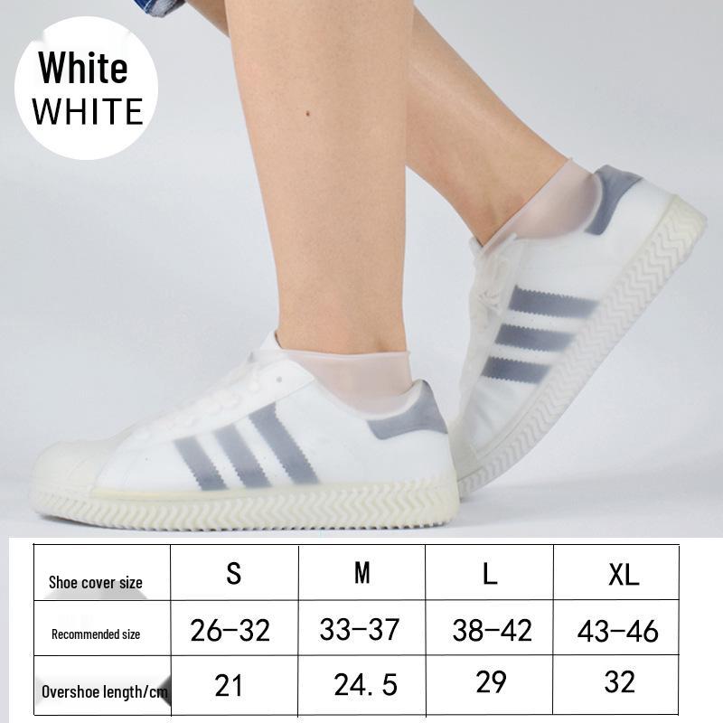 Silicone Waterproof Non-slip Rain Shoe Covers for Adults & Kids