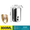 Stainless Steel Manual Soap Dispenser Refillable Hand Sanitizer Dispenser  Washroom