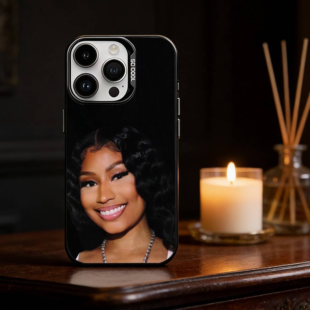 Чехол для телефона Rapper SINGER N-Nicki Minaj Цвет Серебристый Корпус Для IPhone 17 16 15 14 13 12 11 Pro Max Plus