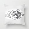 Home Bedroom Living Room Sofa Cushion Cover Decoration Sun Moon Mandala Series Pattern Printing Pillowcase