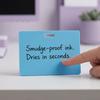 Erasable Silicone Memo Note, Reusable Write on Tag with Marker, Wipeable Notebook for Office School, Pocket Size Notepad