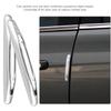 4pcs Car Door Edge Guards Trim Cover Strip Corner Bumper Anti Collision Scratch Protector Gray