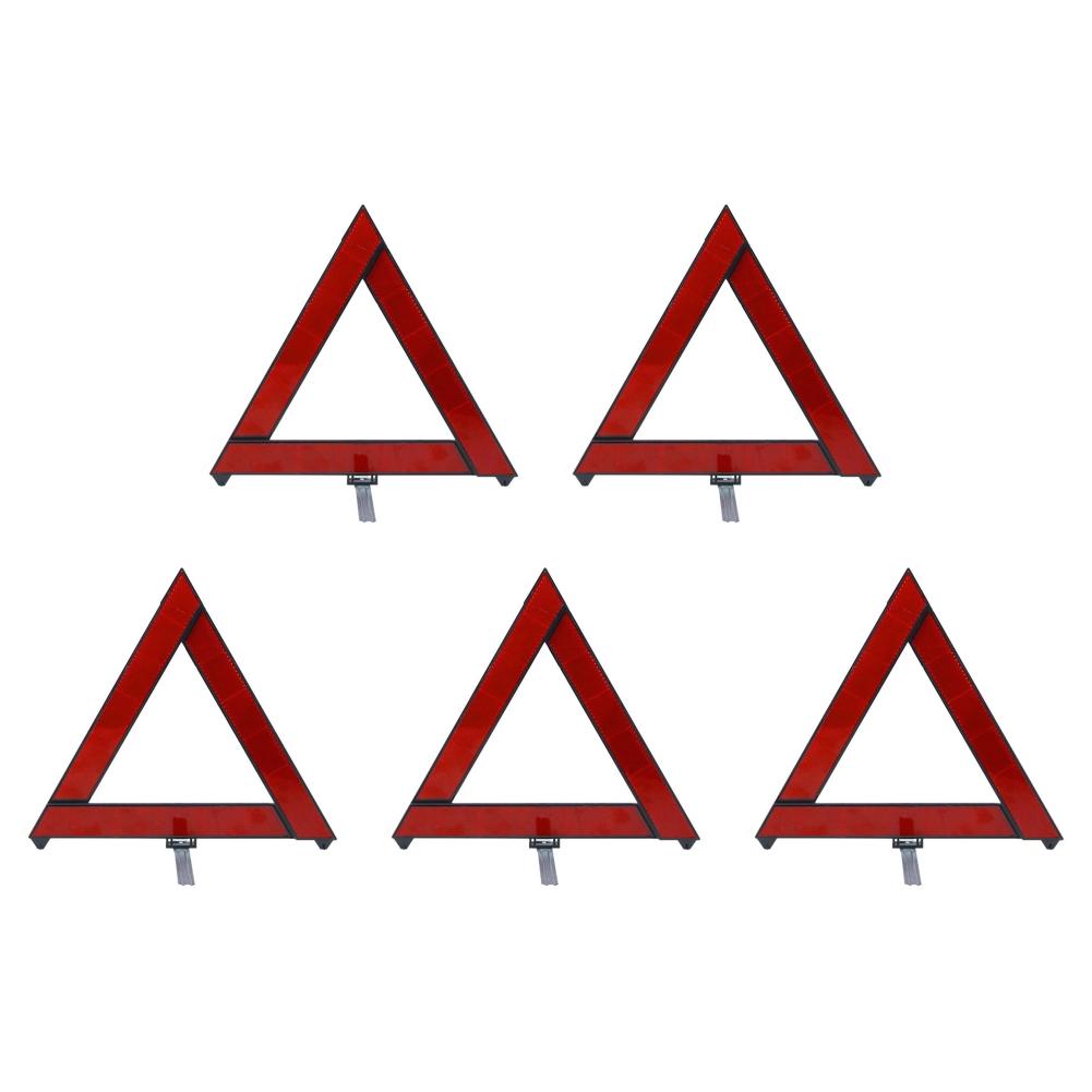 5-1X Car Reflective Tripod Foldable Emergency Breakdown Safety Warning Triangle Night Road Safety Warning Tripod Car Accessories