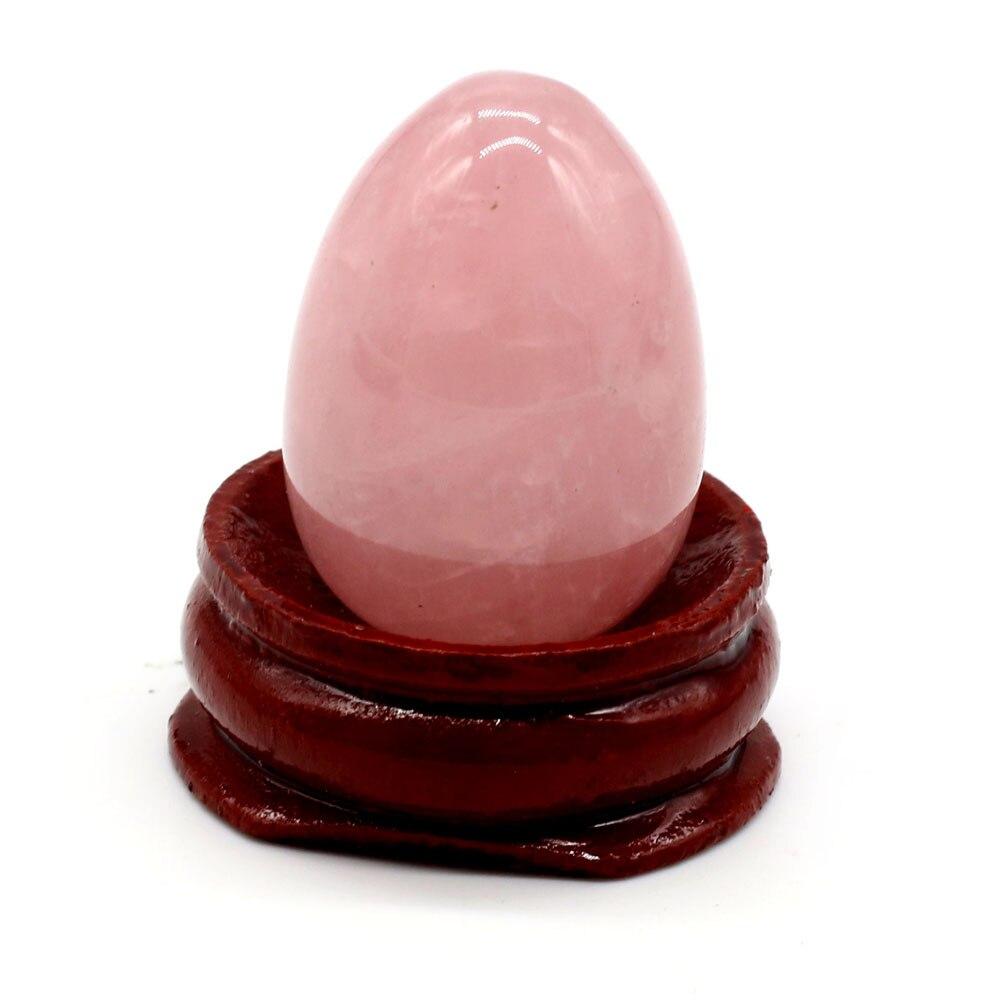 Украшение из натурального камня в форме яйца с подставкой, искусственный орнамент, счастливый подарок, украшения для спальни, сада, офисного стола
