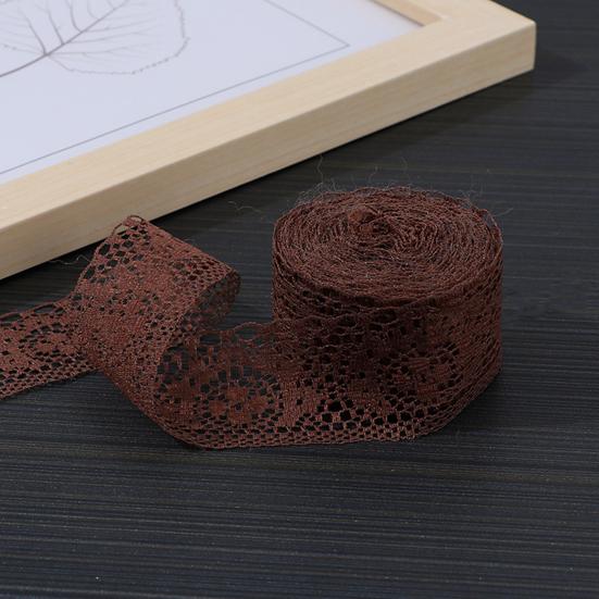 1 рулон, 10 м, удобная прочная тонкая текстура, 10 цветов, визуальный эффект, трудно выцветающий кружевной декор для девочек, лента с оборками