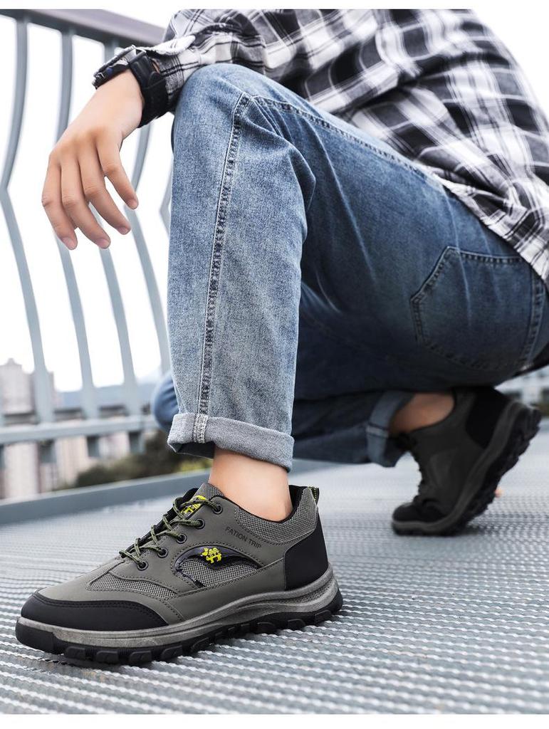 Мужские водонепроницаемые нескользящие походные ботинки — прочные и удобные для приключений на свежем воздухе и прогулок