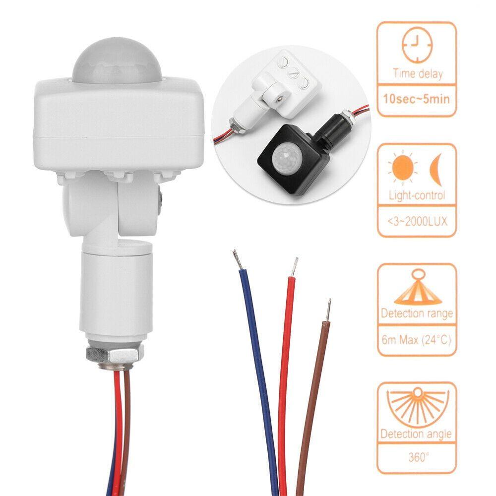 Automatic On Off Home Street Light Lighting Detector Light Switches Motion Infrared Sensor Switch