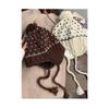 Women Winter Knit Hat With Ear Flaps Pom Pom For Students Cycling Warm