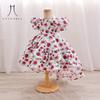 Детское платье принцессы, новое платье из понте для девочек, повседневное элегантное праздничное платье для девочек