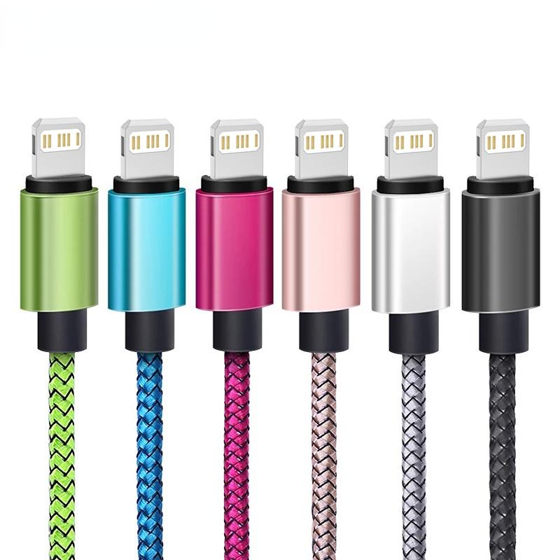 3A Fast Charging USB Charger Cable For iPhone 13 12 11 14 Pro X XR XS Max 6s 7 8 Plus 5s SE 2 iPad Data Cord Long Line 3m