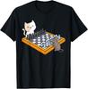 Cat Owner Chess Board Grandmaster Board Game Chess Player T-Shirt for Men