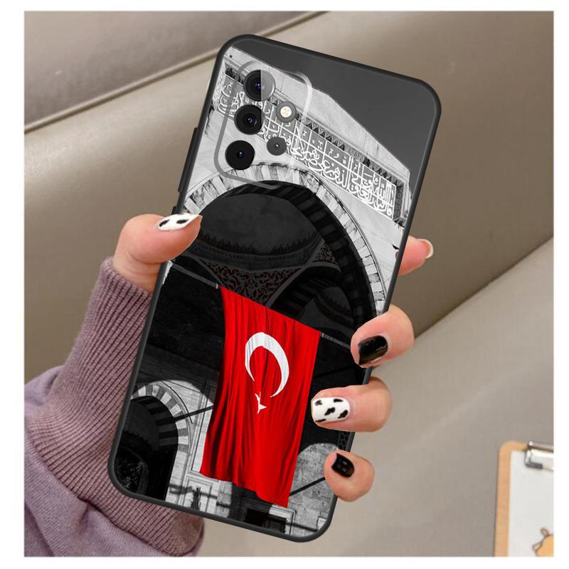 Чехол Турецкий Флаг для Samsung Galaxy A32 A52 A12 A22 A16 A26 A36 A56 A06 A55 A35 A15 A54 A34 A14 A13 A53